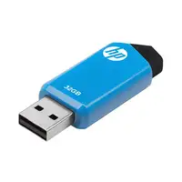 HP v150w unidad flash USB 32 GB USB tipo A 2.0 Negro, Azul