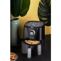 JATA JEFR1221 freidora Sencillo 1,5 L 1000 W Freidora de aire caliente Negro