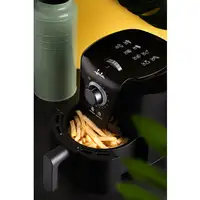 JATA JEFR1221 freidora Sencillo 1,5 L 1000 W Freidora de aire caliente Negro