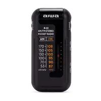 Aiwa R-22BK radio Personal Analógica Negro