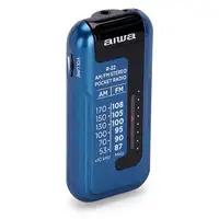 Aiwa R-22BL radio Personal Analógica Azul