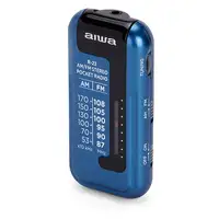 Aiwa R-22BL radio Personal Analógica Azul