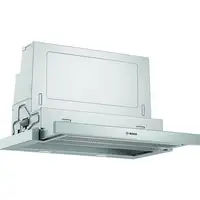 Bosch Serie 4 DFS067A51 campana Semintegrada (extraíble) Metálico, Plata 727,7 m³/