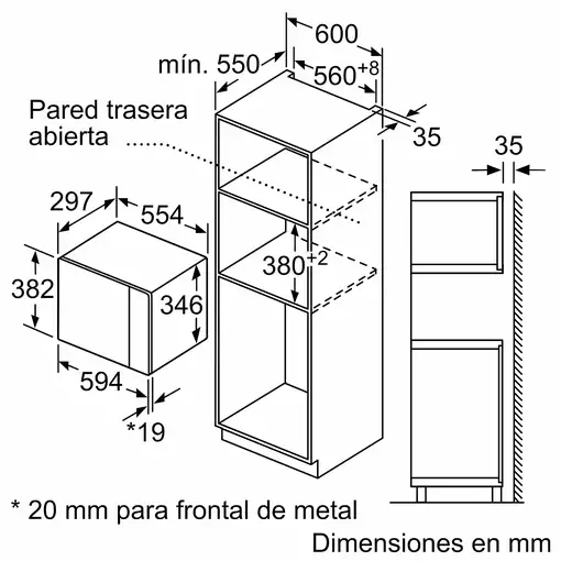 Balay 3CG4172X2 microondas Negro, Acero inoxidable Microondas con grill Integrado