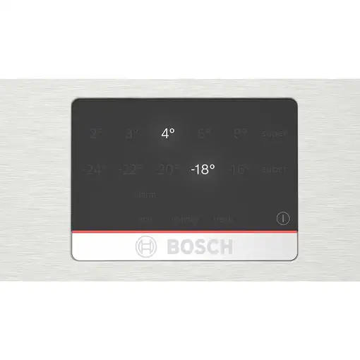 Bosch Serie 6 KGN39AIBT nevera y congelador Independiente 363 L B Acero inoxidable