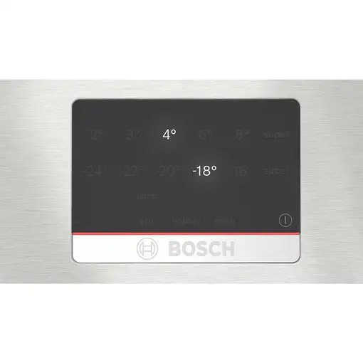 Bosch Serie 4 KGN397ICT nevera y congelador Independiente 363 L C Acero inoxidable