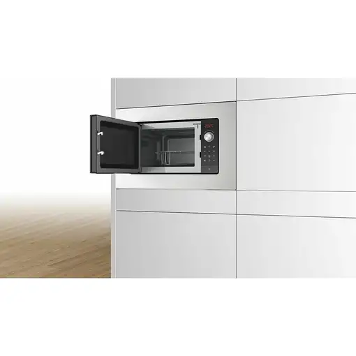 Bosch Serie 2 BEL623MS3 microondas Acero inoxidable Microondas con grill Integrado
