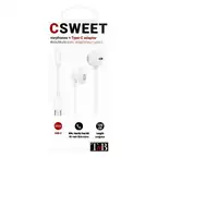 T'nB SWEET Auriculares Alámbrico Dentro de oído Llamadas/Música Blanco