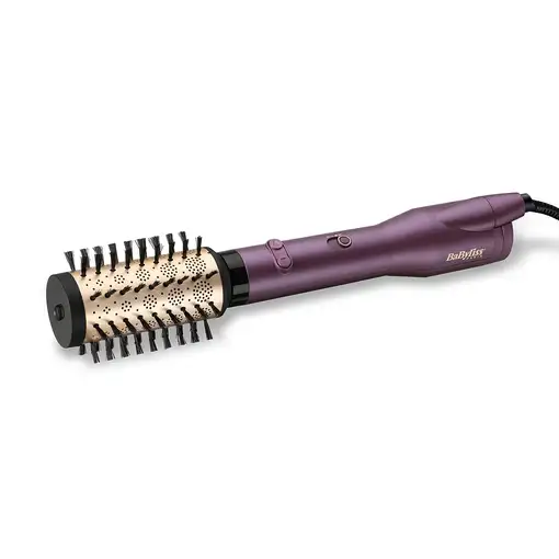 BaByliss Big Hair Dual Cepillo de aire caliente Caliente Negro, Oro rosa, Violeta