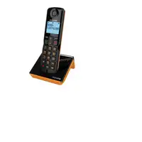Alcatel S280 SOLO ORANGE Teléfono DECT Identificador de llamadas Negro, Naranja