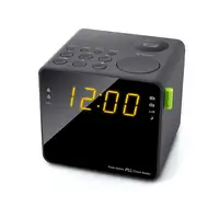 Muse M-187CR radio Reloj Digital Negro