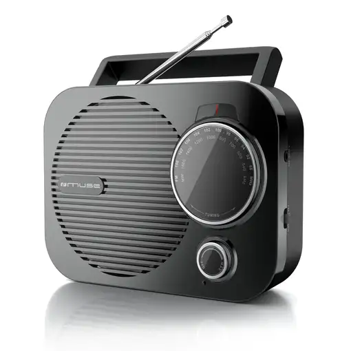 Muse M-050 R radio Personal Analógica Negro
