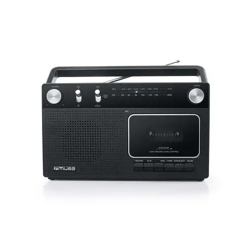 Muse M-152 RC tocadisco Tocadiscos de tracción directa Negro Manual