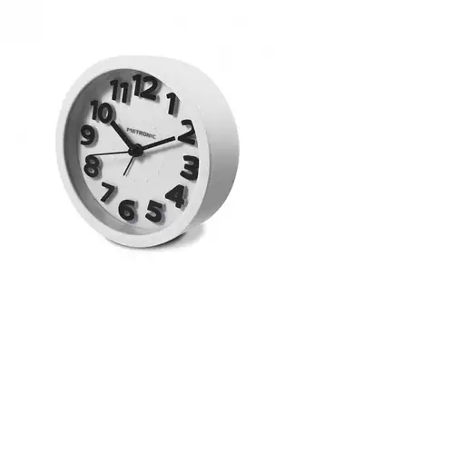 Metronic 477307 despertador Reloj despertador analógico Blanco