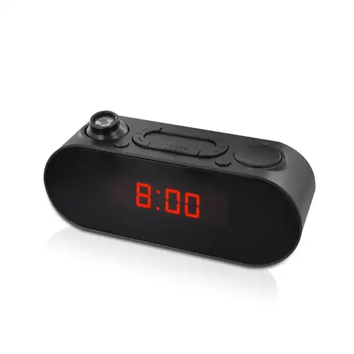 Radio despertador FM proyección dual alarma Metronic 477039