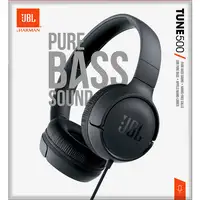JBL Tune 500 Auriculares Alámbrico Diadema Llamadas/Música Negro