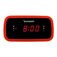 Sunstech FRD60 Reloj Negro, Rojo