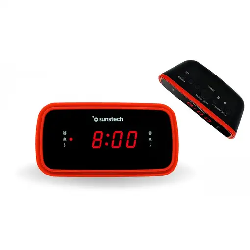 Sunstech FRD60 Reloj Negro, Rojo