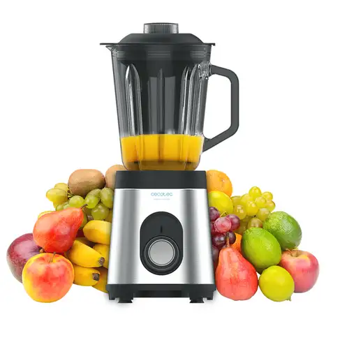 Cecotec Power Black Titanium 1800MAX 1,5 L Batidora de vaso 1000 W Acero inoxidabl