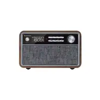 Sunstech RPBT500 Portátil Digital Negro, Madera