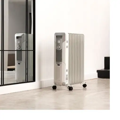 Cecotec 05884 calefactor eléctrico Interior Blanco 2500 W Radiador de aceite eléct