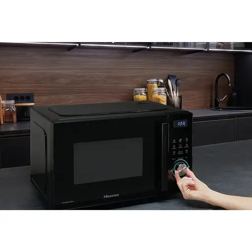Hisense H23MOBSD1HG Negro Microondas con grill Encimera 23 L 800 W