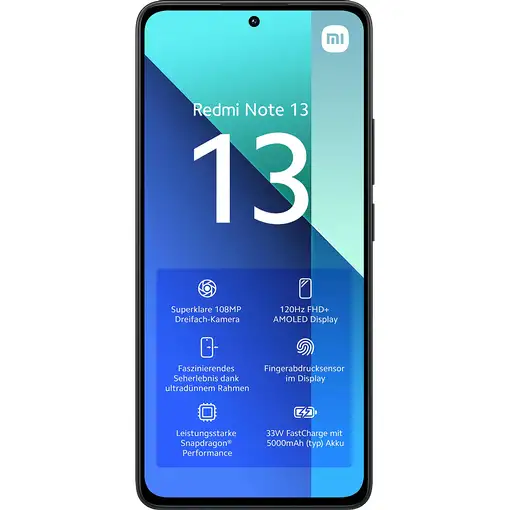 Xiaomi Redmi Note 13 8/256GB Negro Libre