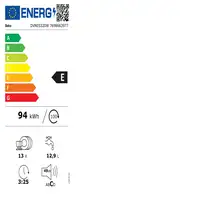 Beko DVN05320W Independiente 13 cubiertos E