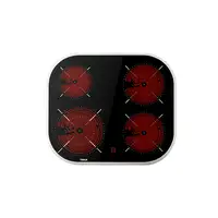 Teka TCC 64000 PLV Negro Integrado 60 cm Cerámico 4 zona(s)