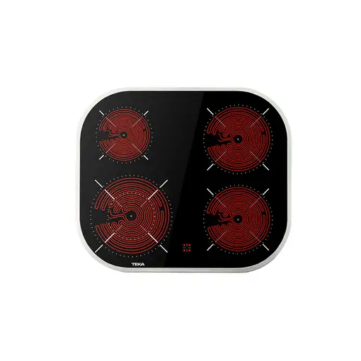 Teka TCC 64000 PLV Negro Integrado 60 cm Cerámico 4 zona(s)