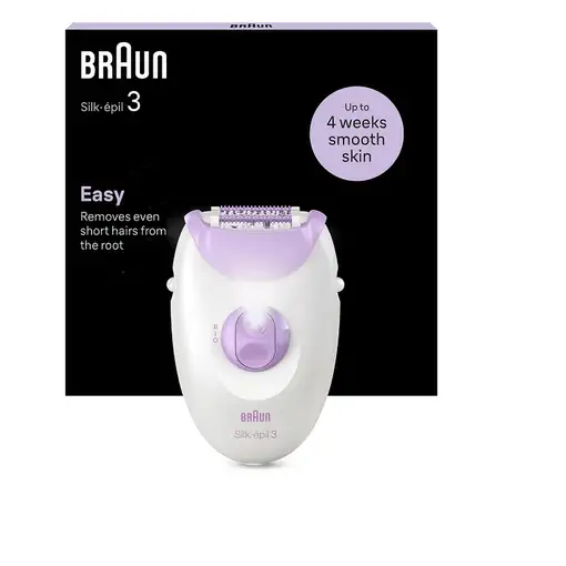 Braun Silk-épil 3 3-000 20 pinzas Púrpura, Blanco