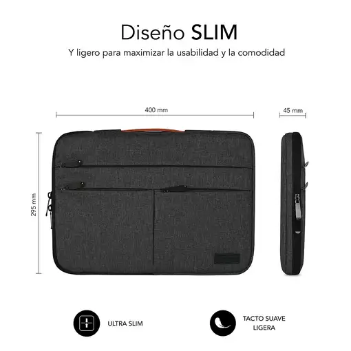Funda para Portátil Air Padding 360 Sleeve 15,6\  Gris Oscuro