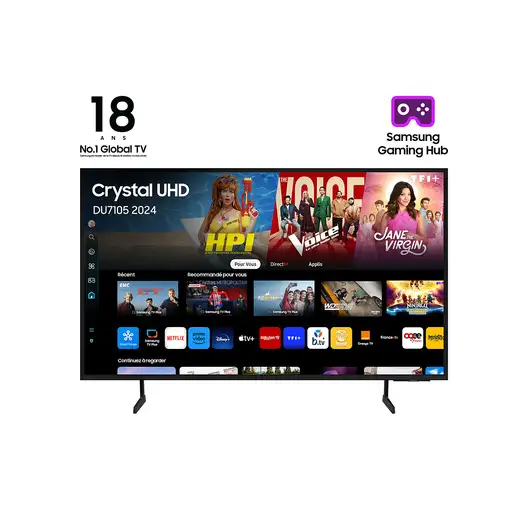 Samsung DU7105 TU65DU7105K 165,1 cm (65'') 4K Ultra HD Smart TV Wifi Negro