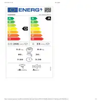 Hisense WD3S8043BW3 lavadora-secadora Independiente Carga frontal Blanco D