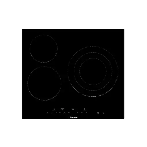 Hisense E6322C hobs Negro Integrado 59 cm Cerámico 3 zona(s)