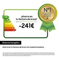 Samsung Lavadora de carga frontal Ecobubble™ Blanca 9Kg