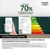 Samsung Lavadora de carga frontal Ecobubble™ Blanca 9Kg