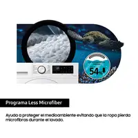 Samsung Lavadora de carga frontal Ecobubble™ Blanca 9Kg