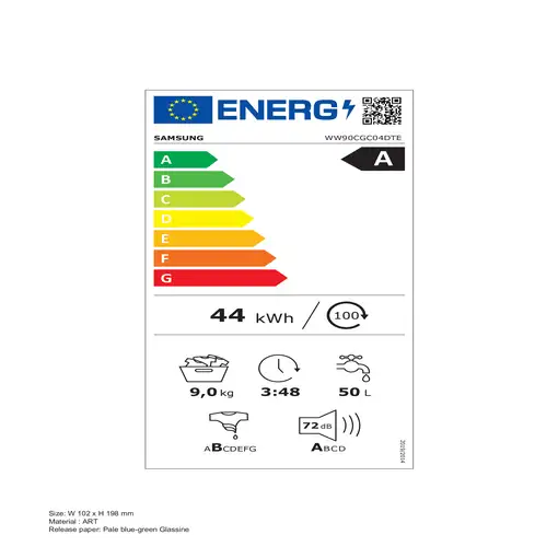 Samsung Lavadora de carga frontal Ecobubble™ Blanca 9Kg