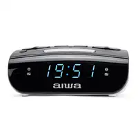 Aiwa CR-15 despertador Reloj despertador digital Negro, Blanco