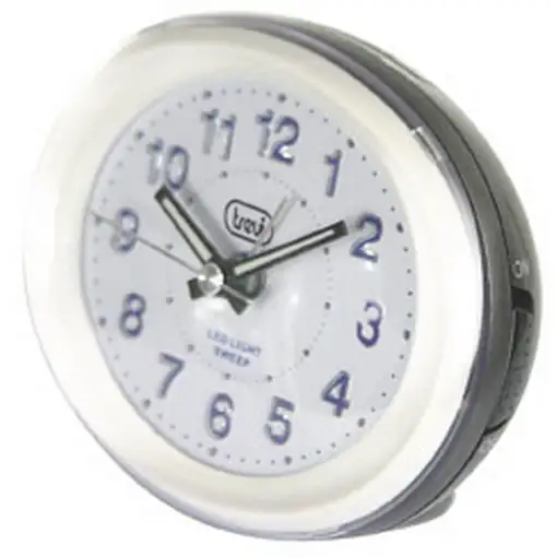 Trevi SL 3052 Reloj despertador analógico Negro, Blanco