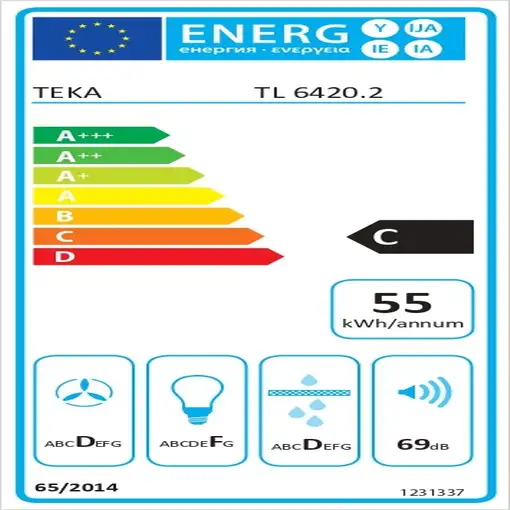 Teka TL 6420.2 WH De pared Blanco 360 m³/h