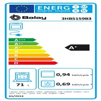 Balay 3HB5159B3 horno 71 L Blanco
