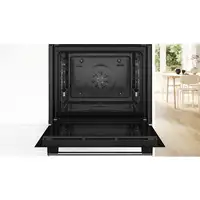 Bosch Serie 4 HQA514ES3 horno 71 L 3400 W Negro, Acero inoxidable