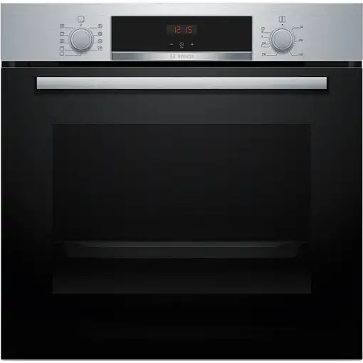 Bosch Serie 4 HBA514ES3 horno 71 L 3400 W Negro, Acero inoxidable