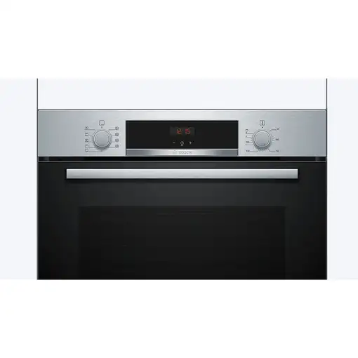 Bosch Serie 4 HBA514ES3 horno 71 L 3400 W Negro, Acero inoxidable