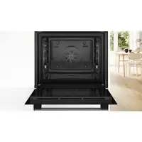 Bosch Serie 4 HBA514ES3 horno 71 L 3400 W Negro, Acero inoxidable