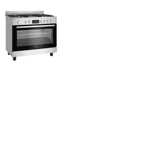 Beko BGM11226EX Cocina independiente A+ Gas Encimera de gas Negro, Plata