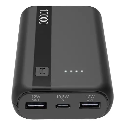 Cellularline 8018080481956 Ión de litio 10000 mAh Negro