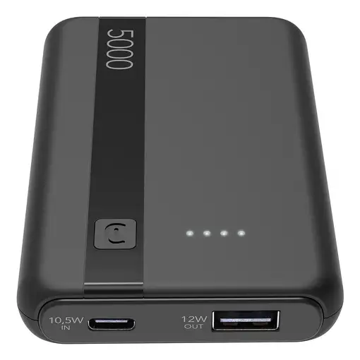 Cellularline 8018080481925 Ión de litio 5000 mAh Negro